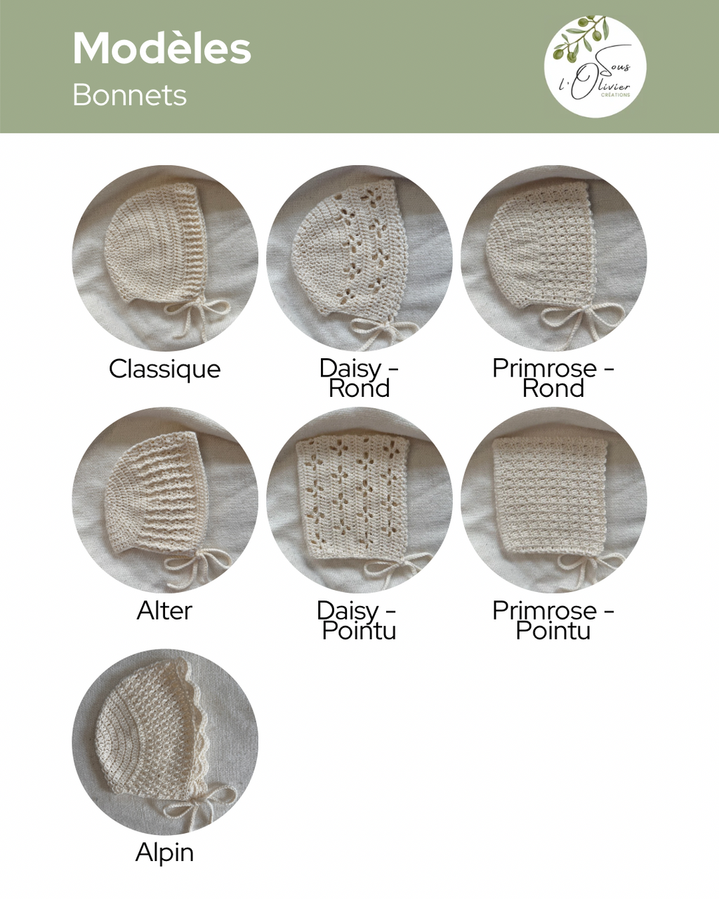 Bonnet personnalisé